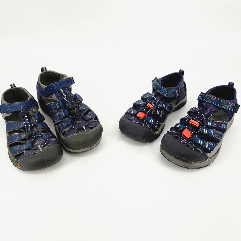 KEEN Newport H2 Kids Size 4 Lot Orthopedic 1" Lift Left Shoe LLD Adaptive VGUC